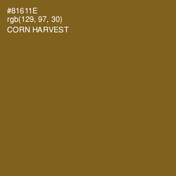 #81611E - Corn Harvest Color Image